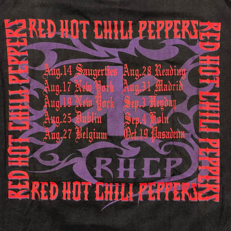RED HOT CHILI PEPPERS BIG SMILE 1994 FOREIGN TOUR XL 8889