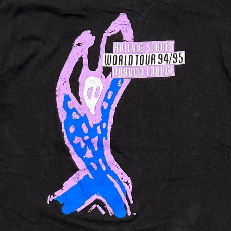 THE ROLLING STONES PURPLE SPIKE TONGUE VOODOO LOUNGE BROCKUM LARGE 6686