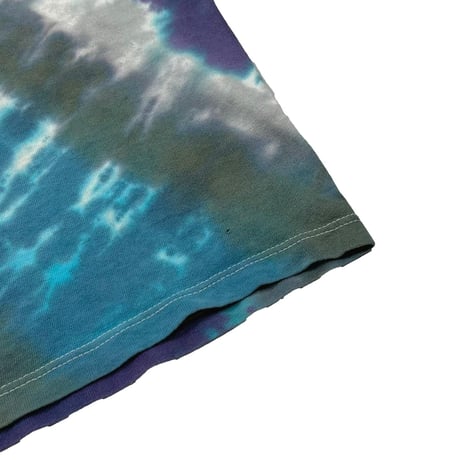 OLD&VINTAGE EYE DYE HAVE A DEAD DAY SMILE TIE DYE TOUCH&GOLD XL 2876