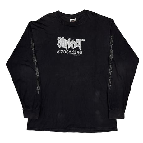 SLIPKNOT 1999 MEMBERS NUMBER LOGO LS TULTEX XL 6442