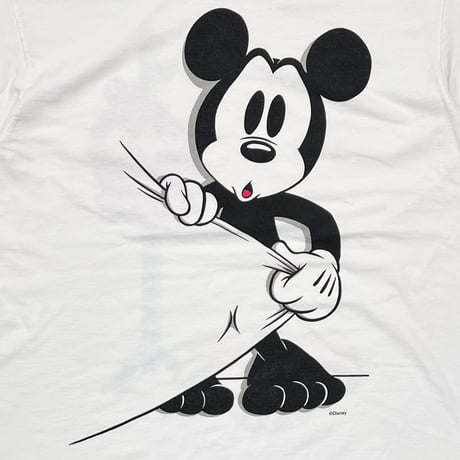 DISNEY VINTAGE MICKEY CHANGE OF CLOTHES WHITE FITS XL 5063
