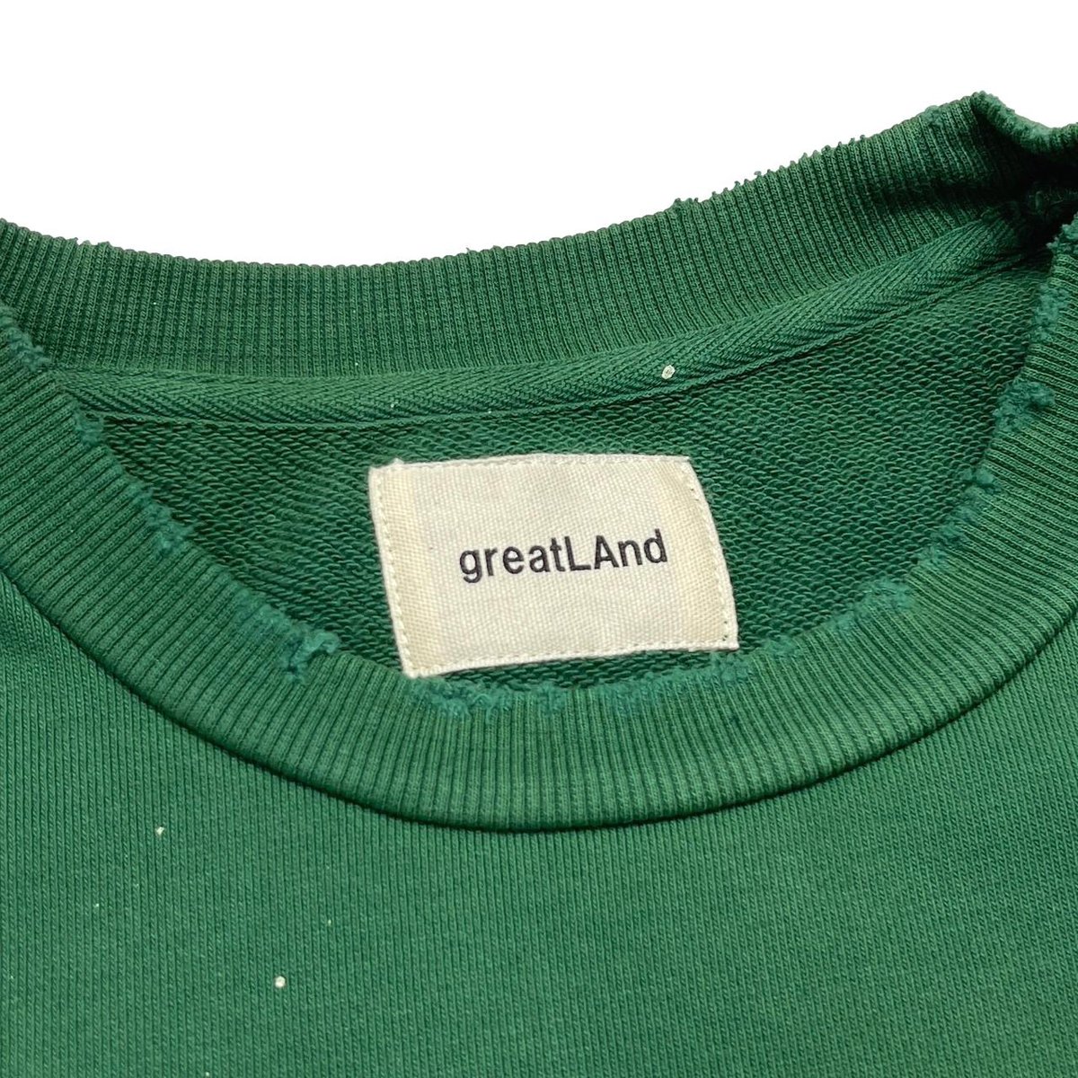 トップス greatLAnd ORIGINAL CLUNKERS CREW NECK greatLAnd ORIGINAL CLUNKERS CREW NECK SWEAT SHI