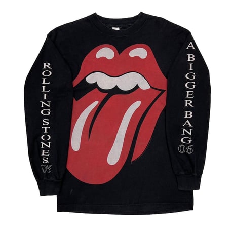 ROLLING STONES A BIGGER BANG LIP & TONGUE 2005-06 LS MEDIUM 4881