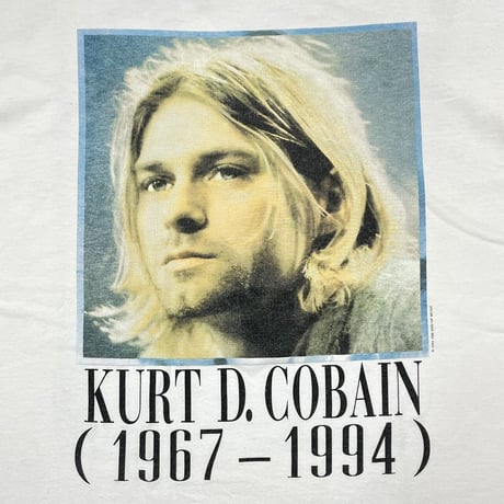 NIRVANA KURT COBAIN MEMORIAL ADULT GIANT BY TULTEX XL 4913