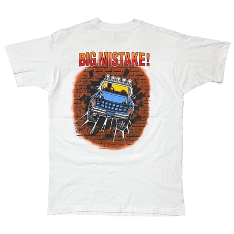 LAST ACTION HERO 1993 MOVIE PROMO BIG MISTAKE WHITE FRUIT OF THE LOOM XL 4625
