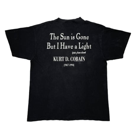 KURT COBAIN MEMORIAL MTV UNPLUGGED GIANT BY TULTEX XL
