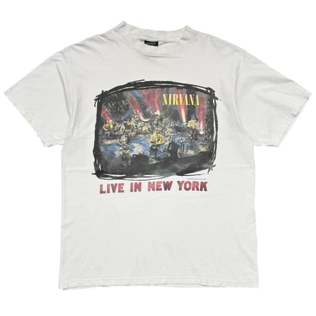 NIRVANA 1995 LIVE IN NEWYORK GIANT BY TULTEX XL 7309