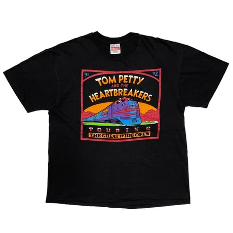 TOM PETTY AND THE HEARTBREAKERS 1991 THE GREAT WIDE OPEN TOUR HANES XL 9873