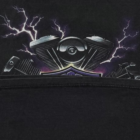 HARLEY DAVIDSON 2000 EVOLUTION BACK BLACK EMBLEM SLEEVELESS XL 5375