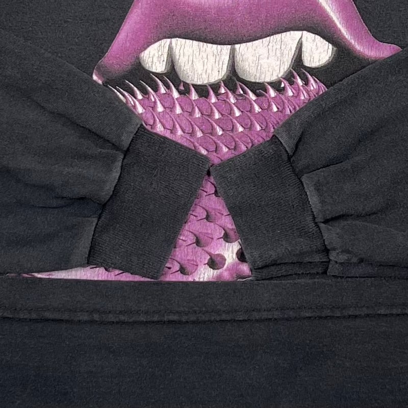 THE ROLLING STONES PURPLE SPIKE TONGUE VOODOO L