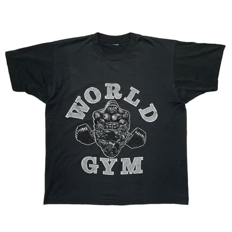 OLD & VINTAGE WORLD GYM GORILLA LOGO XL 1050