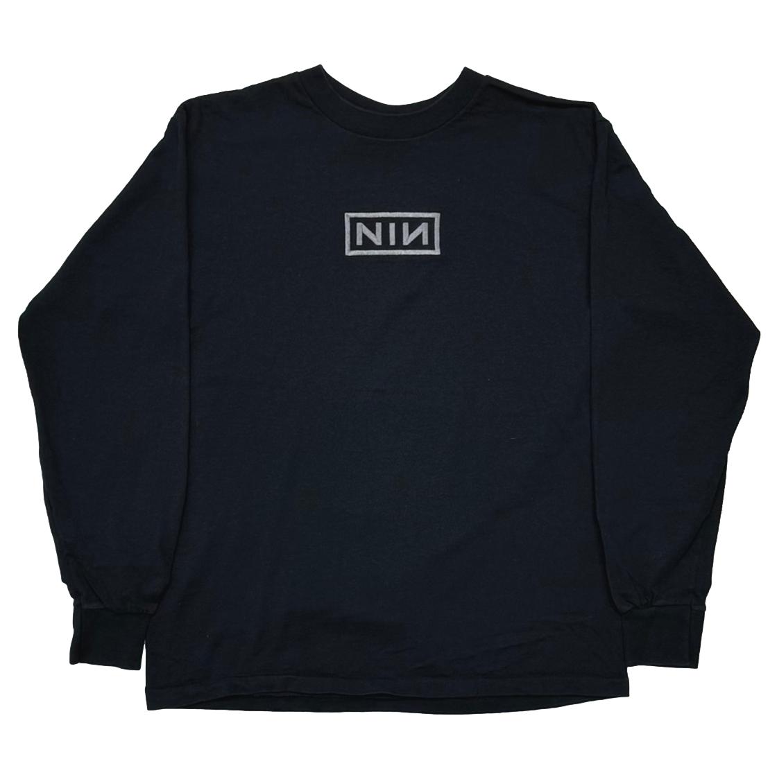 NINE INCH NAILS EMBROIDERY BOX LOGO FRAGILITY T