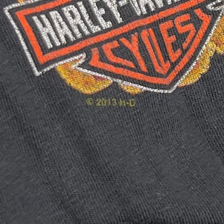 HARLEY DAVIDSON EAGLE FLAME SLEEVE LS XL 4263