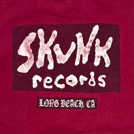 sublime SKUNK REOCRDS BURGUNDY FRUIT OF THE LOOM XL 9766