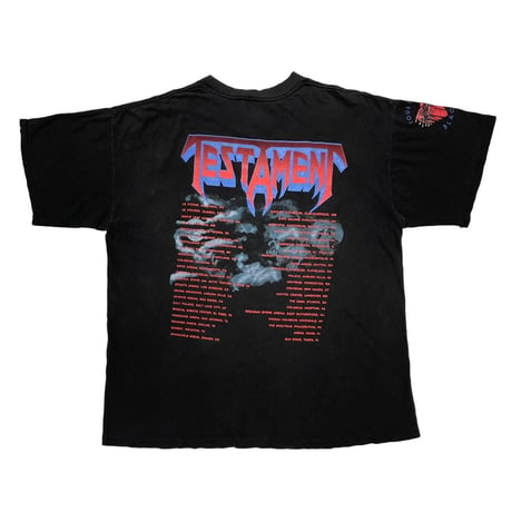 TESTAMENT 1990 TOUR TEE BROCKUM XL 7749