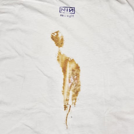 NINE INCH NAILS THE DOWNWARD SPIRAL halo eight WHITE HANES XL 5045