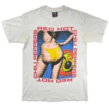 RED HOT CHILIPEPPERS BIKINI WALL TEE WHITE GIANT LARGE 1759