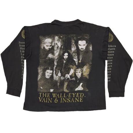 CRADLE OF FILTH 1998 THE WALL-EYED VAIN & INSANE LS EURO XL 5939