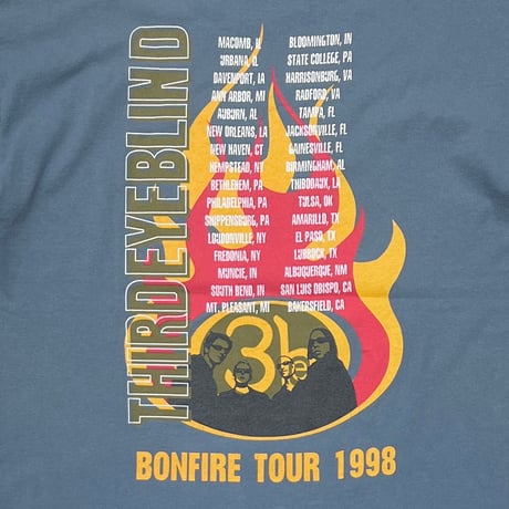 THIRD EYE BLIND BONFIRE TOUR 1998 SLATE giant LARGE 2961