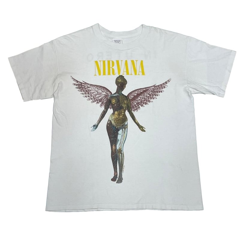 90's Nirvana vintage Tシャツ WILD OATS NIRVANA 落書き イラスト T
