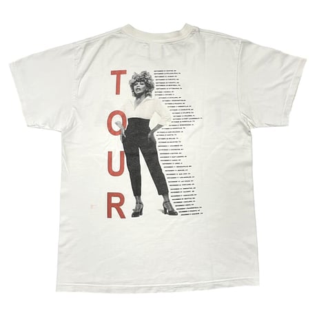 TINA TURNER TWENTY FOUR SEVEN TOUR WHITE GIANT MEDIUM 6907