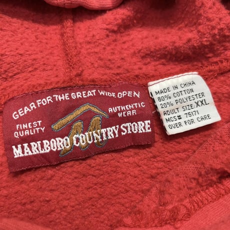 Marlboro LOGO PATCH HOODED SWEATSHIRT XXL 4156