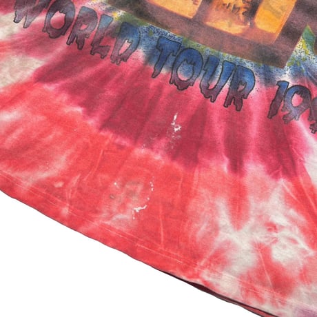 PEARL JAM WORLD TOUR 1995 TIE DYE adidas TAG XL 3181