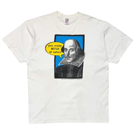 WILLIAM SHAKESPEARE 1994 YOU CRUSTY BOTCH OF NATURE JERZEES XL 9342