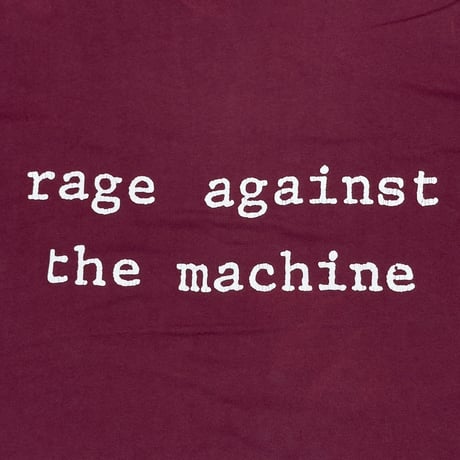 RAGE AGAINST THE MACHINE MOLOTOV BURGANDY FRUIT OF THE LOOM XL 5765
