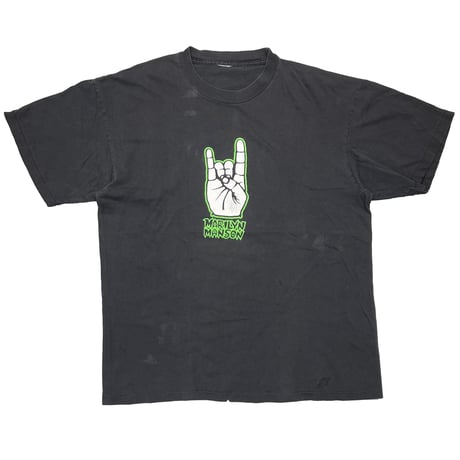 MARILYN MANSON HAND SIGN WE HATE LOVE WE LOVE HATE FITS XL 0496