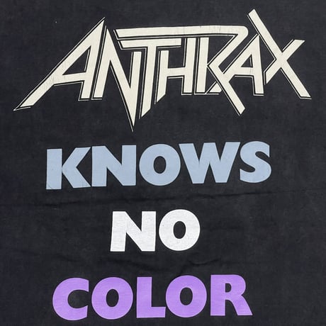ANTHRAX 1993 KNOWS NO COLOR XL 9508