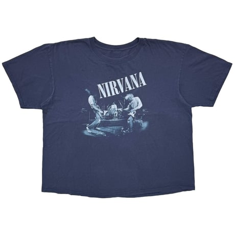 NIRVANA Y2K FROM THE MUDDY BANKS FADED NAVY FITS XXL 2814