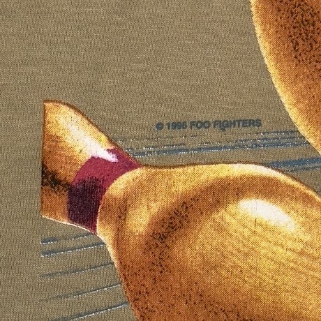 FOO FIGHTERS 1996 TOUR BEIGE ANVIL LARGE 0042
