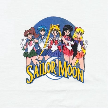 SAILORMOON セーラームーン MEMBER PRINT WHITE FASHION VICTIM LARGE 1318