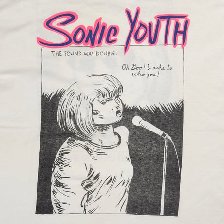 SONIC YOUTH THE GOO I LEFT BEHIND WHITE FITS LARGE 5318