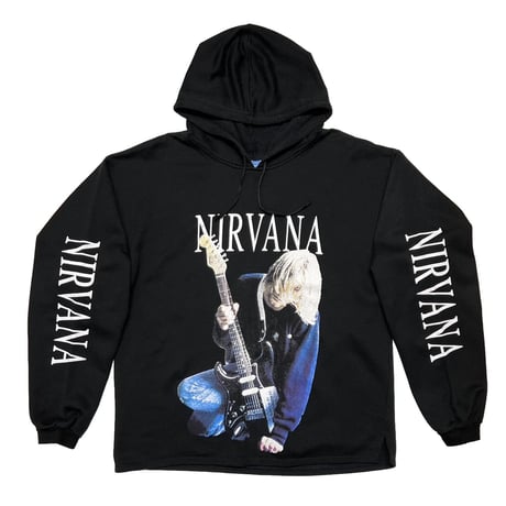 NIRVANA KURT COBAIN MEMORIAL BOOTLEG HOODIE EURO LARGE 2674