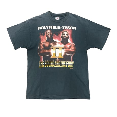 MIKE TYSON HOLY FIELD THE SOUND AND THE FURY TEE JERZEES LARGE 5152