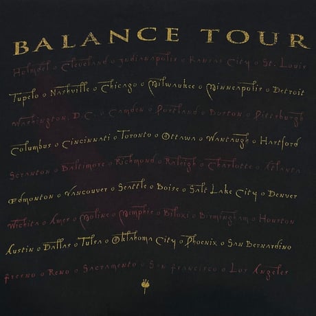 VAN HALEN BALANCE TOUR FITS XL 9612