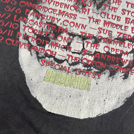 MISFITS 1996 EAST COAST TOUR 96 HUGE SKULL GREEN TEXT WILD OATS XL 2326