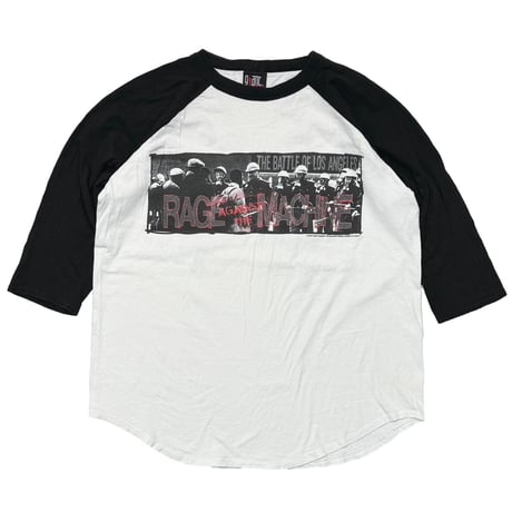RAGE AGAINST THE MACHINE THE BATTLE OF LOS ANGELES RAGLAN GIANT LARGE 1970