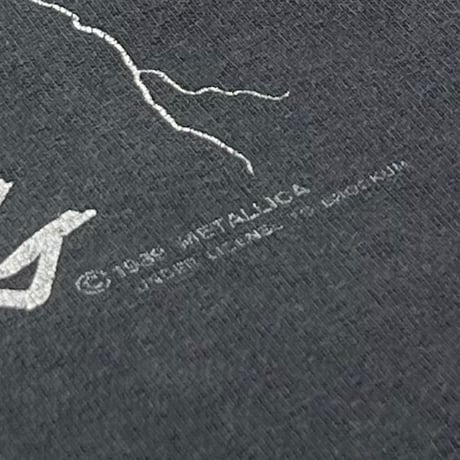 METALLICA RIDE THE LIGHTNING METALLICA TAG XL 1845