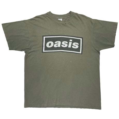 oasis BLACK BOX LOGO GREEN FRUIT OF THE LOOM XL 8187