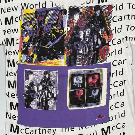 Paul McCartney THE NEW WORLD TOUR OVP WHITE BROCKUM XL 4925