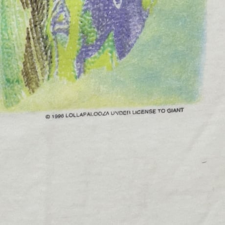 LOLLAPALOOZA 1996 WHITE FITS XL 0903