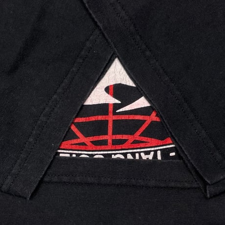 WU-TANG CLAN WU-WEAR LOGO BLACK RED FITS LARGE 0352