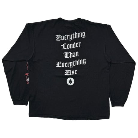 MOTORHEAD ENGLISH LOGO EVERYTHING LOUDER THAN EVERYTHING ELSE LS ANVIL XL 5419