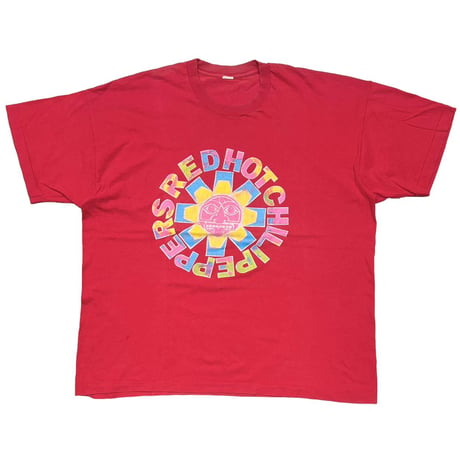 RED HOT CHILI PEPPERS AZTEC BACK TOUR RED FITS XL 9092