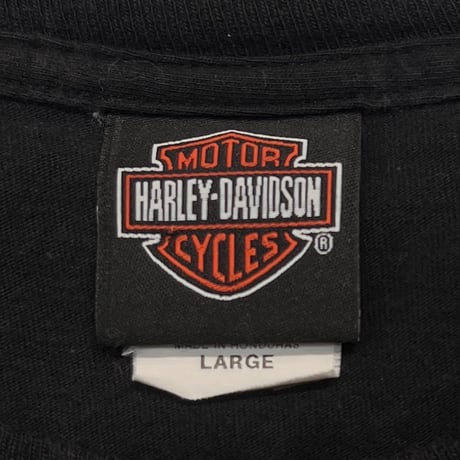 HARLEY DAVIDSON ST PATRICK'S DAY CLOVER GREEN FLAME LS LARGE 7684