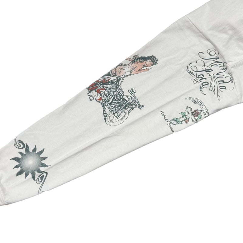 DENNIS RODMAN TATTOO LS WHITE XL 7798 | greatLA