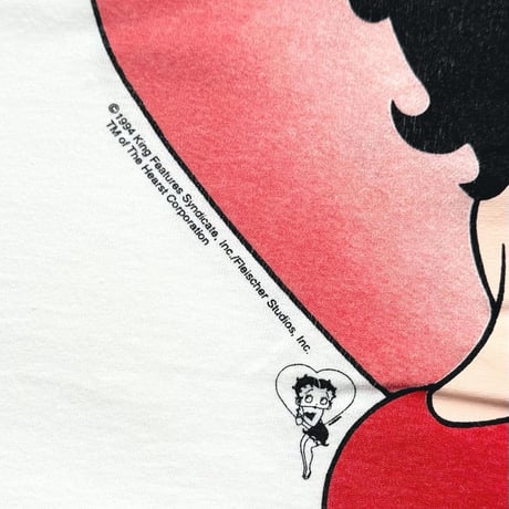 BETTY BOOP 1994 LINK PRINT WHITE ALL SPORT LARGE 7323